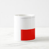 ポーランド国旗 コーヒーマグカップ (中央)