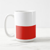 ポーランド国旗 コーヒーマグカップ (左)