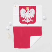 ポーランド国旗 ゴルフタオル (インサイチュ)