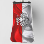 ポーランド国旗 ゴルフヘッドカバー (回転90)