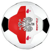 ポーランド国旗 サッカーボール (回転)