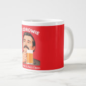 ポーランド国旗 ジャンボコーヒーマグカップ (正面右)