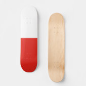 ポーランド国旗 スケートボード (正面)