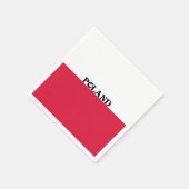 ポーランド国旗 スタンダードカクテルナプキン (角)