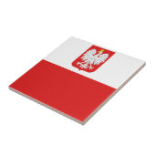 ポーランド国旗 タイル (側面)