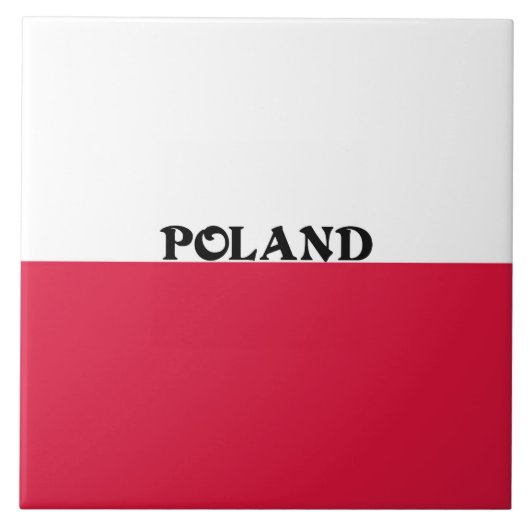 ポーランド国旗 タイル (正面)