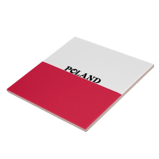 ポーランド国旗 タイル (側面)