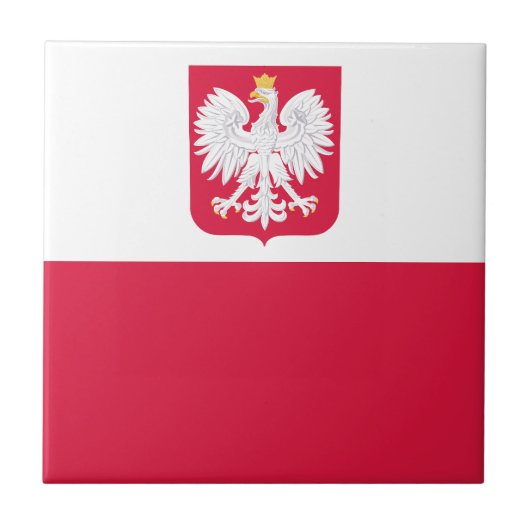 ポーランド国旗 タイル (正面)