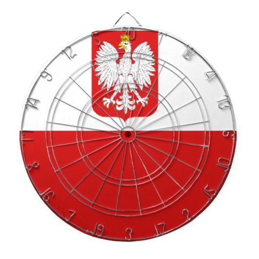 ポーランド国旗 ダーツボード (正面)