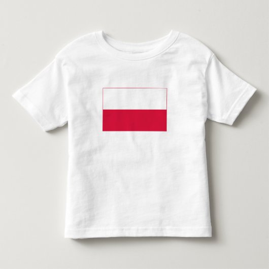 ポーランド国旗 トドラーTシャツ (正面)