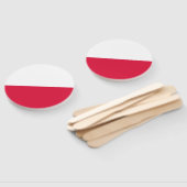 ポーランド国旗 ハンドファン (組立なし)