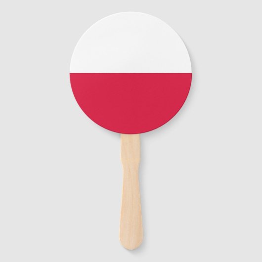 ポーランド国旗 ハンドファン (正面)
