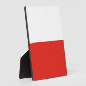 ポーランド国旗 フォトプラーク (側面)