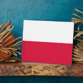 ポーランド国旗 フォトプラーク (側面)