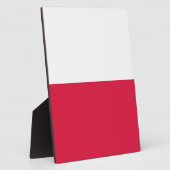 ポーランド国旗 フォトプラーク (側面)