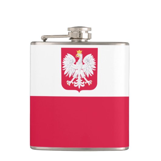 ポーランド国旗 フラスク (正面)