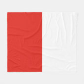 ポーランド国旗 フリースブランケット (正面(横))