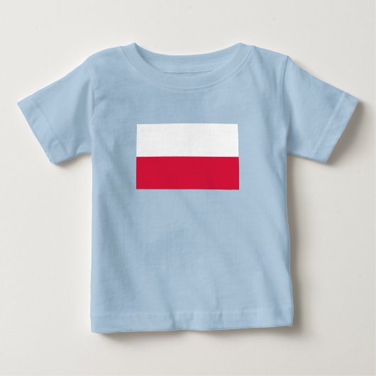 ポーランド国旗 ベビーTシャツ (正面)