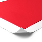 ポーランド国旗 ポスター (角)