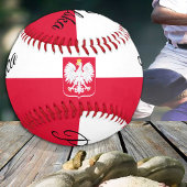 ポーランド国旗・ポーランドスポーツ/ポルスカハーブ 野球ボール