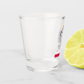 ポーランド国旗、ポーランドパーティー愛国者/スポーツポルスカ ショットグラス (左)