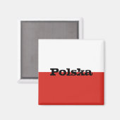 ポーランド国旗 マグネット (正面/裏面)