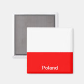 ポーランド国旗 マグネット (正面/裏面)