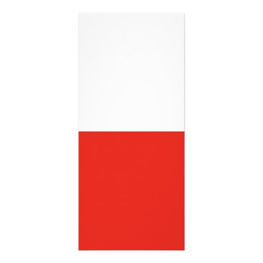 ポーランド国旗 ラックカード (正面)