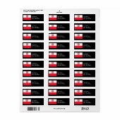 ポーランド国旗 ラベル (フルシート)