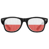 ポーランド国旗 レトロサングラス (正面)