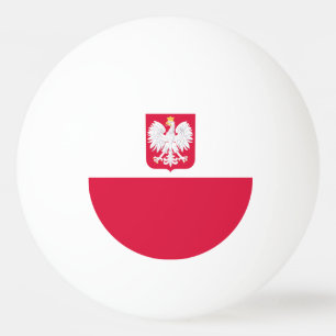 ポーランド国旗 卓球ボール