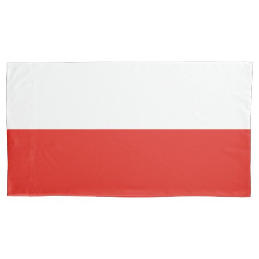 ポーランド国旗 枕カバー (正面)