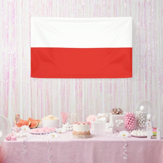ポーランド国旗 横断幕 (パーティー)