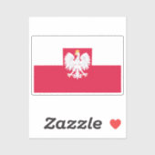 ポーランド国旗（紋章） シール (シート)