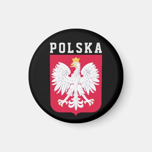 ポーランド国旗(紋章) マグネット (正面)