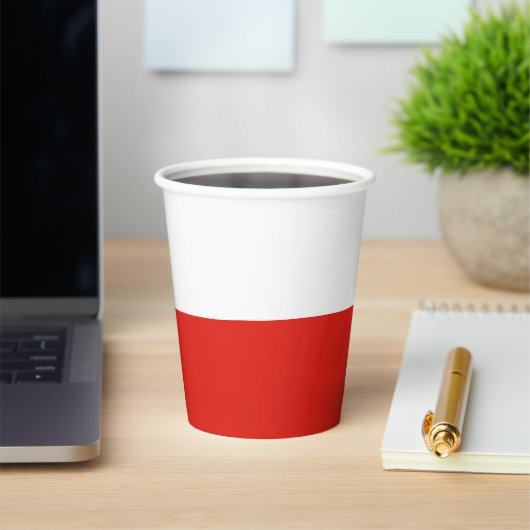 ポーランド国旗 紙コップ (インサイチュ)