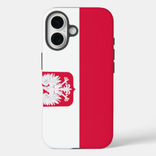 ポーランド国旗 iPhone 16ケース