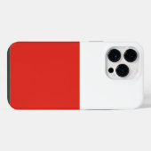 ポーランド国旗 iPhoneケース (裏面横)