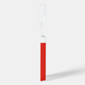 ポーランド国旗 iPhoneケース (左側面)