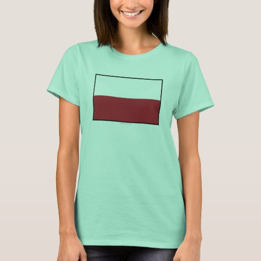 ポーランド国旗 Tシャツ (正面)