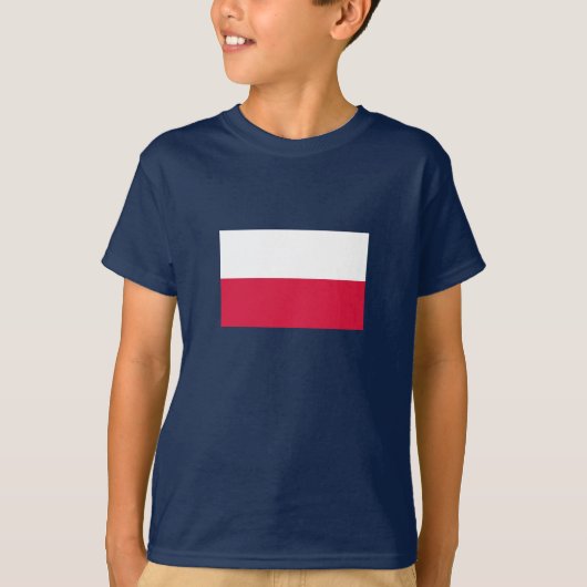 ポーランド国旗 Tシャツ (正面)
