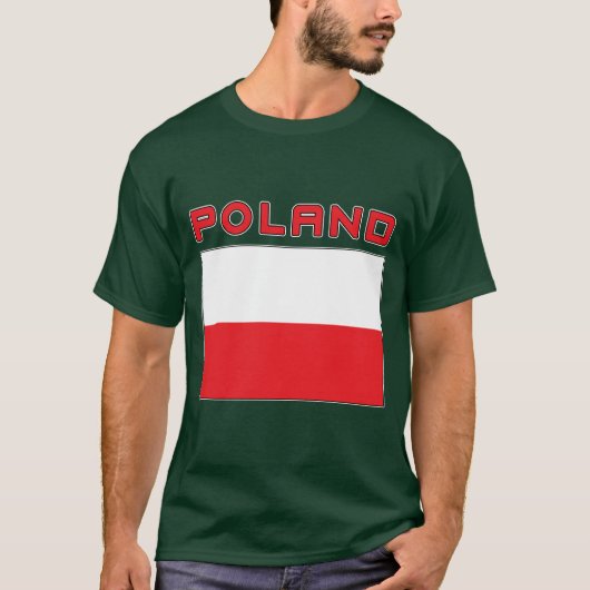 ポーランド国旗 Tシャツ (正面)