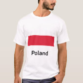 ポーランド国旗 Tシャツ (正面)