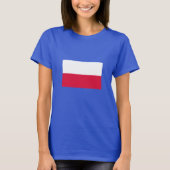 ポーランド国旗 Tシャツ (正面)