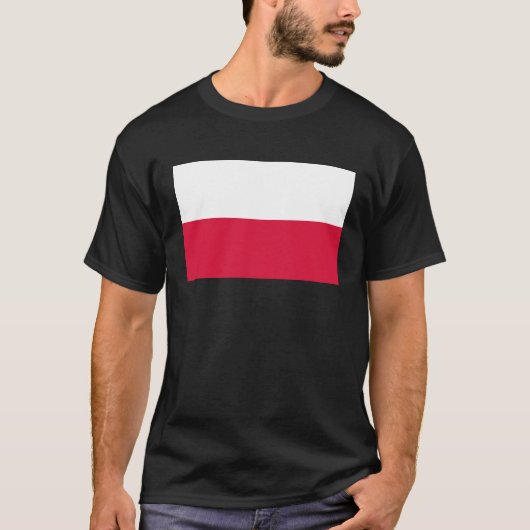 ポーランド国旗 Tシャツ (正面)