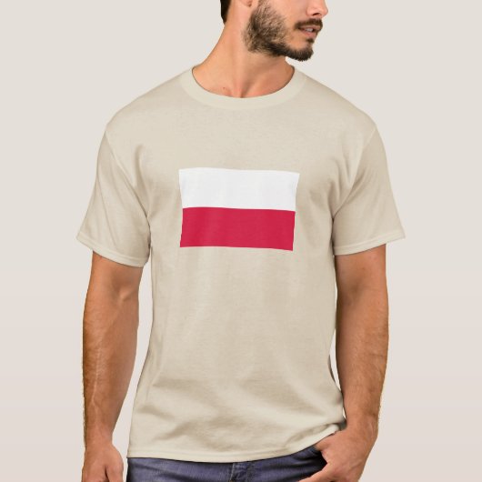 ポーランド国旗 Tシャツ (正面)