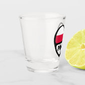 ポーランド国法国旗のハート, POL ショットグラス (左)