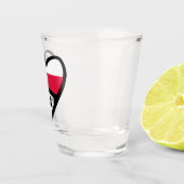 ポーランド国法国旗のハート, POL ショットグラス (右)