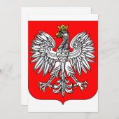 ポーランド招待状 招待状 (正面/裏面)