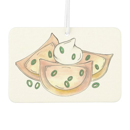 ポーランド料理ピエロギダンピングスロヴァキアのピエロ カーエアーフレッシュナー (裏面)